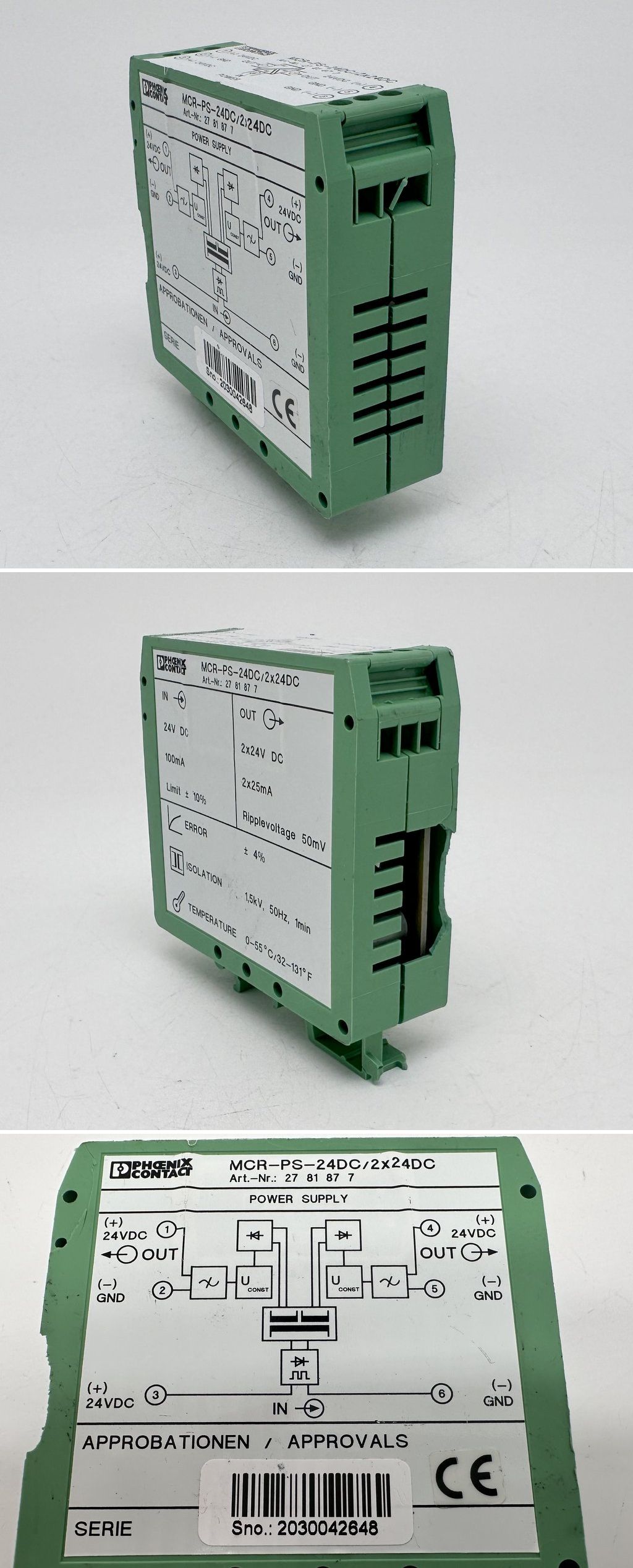 Phoenix Contact MCR-PS-24DC/2x24DC