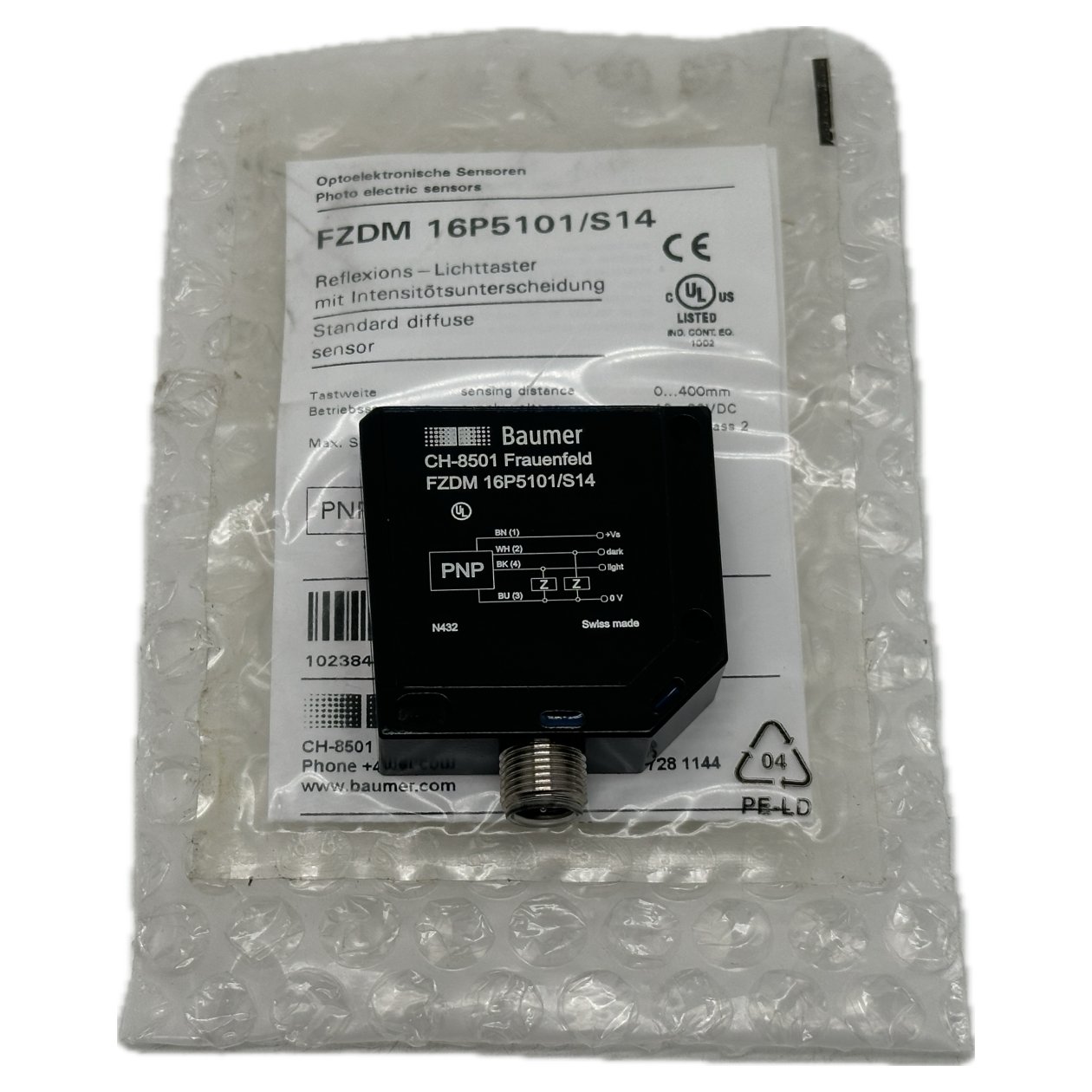 Baumer 10238426 10238426 RJ423 Lichttaster Baumer FZDM 16P5101 | eBay